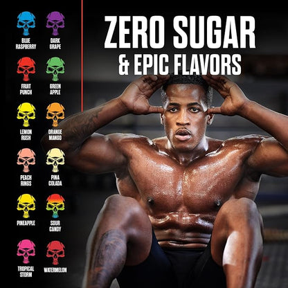 JNX SPORTS The Curse! Pre Workout Powder for Men & Women, Caffeine, Beta-Alanine, Creatine