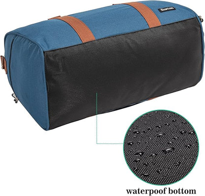 Kuston Sports Gym Bag with Shoe Compartment&Wet Pocket,Travel Duffel bag,Weekend Bag,Workout Bag