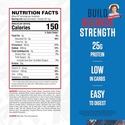 RYSE Loaded Protein Powder - Little Debbie Cosmic Brownie - 25g Whey Protein Isolate & Concentrate