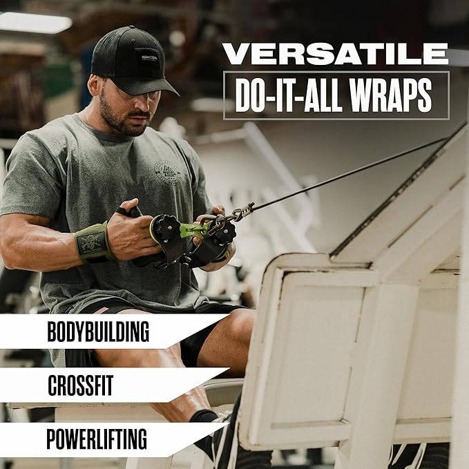 Iron Infidel Wrist Wraps for Weightlifting - 18" and 24" Heavy Duty Support for Working Out, Gym