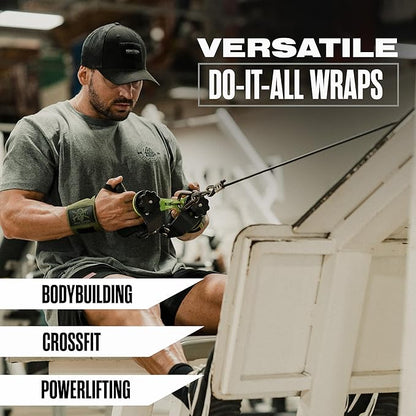 Iron Infidel Wrist Wraps for Weightlifting - 18" and 24" Heavy Duty Support for Working Out, Gym