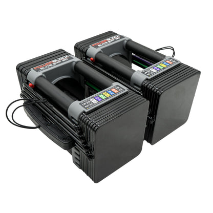 PowerBlock Elite EXP Adjustable Dumbbells, Sold in Pairs, Stage 1, 5-50 lb.
