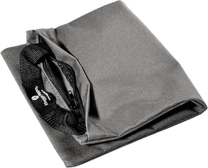 Hugger Mugger Unfilled 10lb Yoga Sandbag - Adds Weight to Your Poses, Zipper Cover, Sturdy Handle