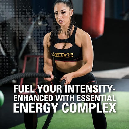 EHP Labs OxyShred Hardcore Super Dosed Pre Workout Powder - Preworkout Powder with L Glutamine &