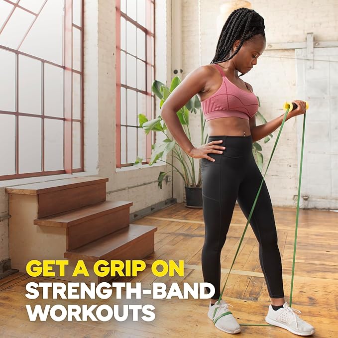 TRX Training Bandit Kit, Home Workout Resistance Band Set with Strength-Training Resistance Bands