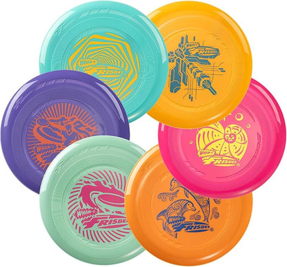 Wham-O Frisbee Go Flying Disc, 9 Inch Lightweight Sports Disc for Beginners Outdoor Beach Backyard