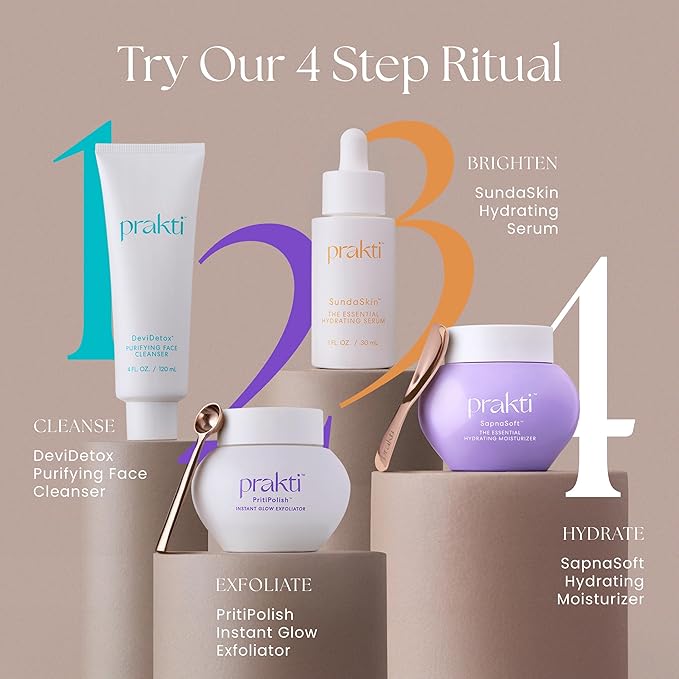 Prakti SundaSkin Essential Hydrating Serum, Firms, Smooths & Evens Skin Tone with Niacinamide &