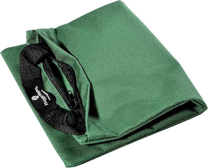 Hugger Mugger Unfilled 10lb Yoga Sandbag - Adds Weight to Your Poses, Zipper Cover, Sturdy Handle