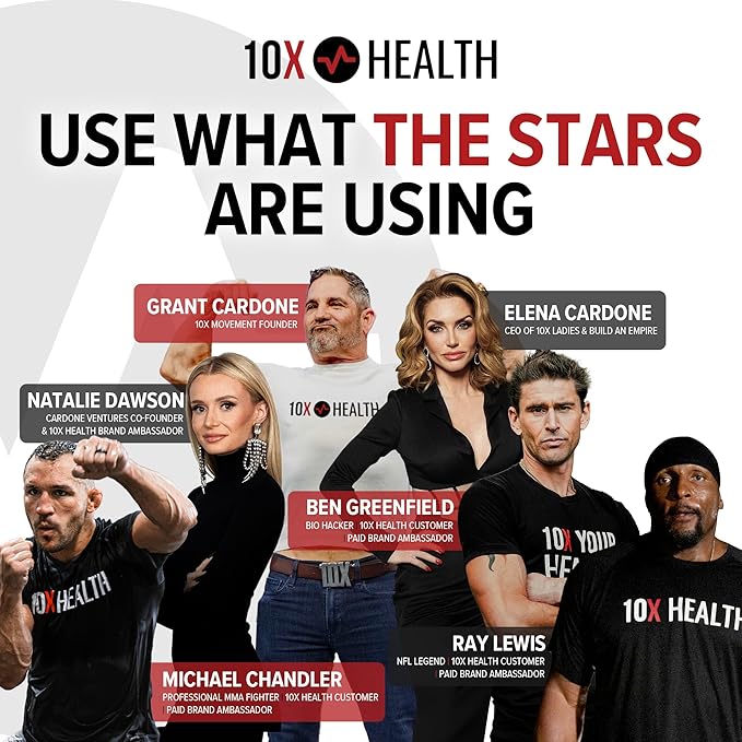 10X Health Amino Blend Pre Workout Powder for Men - Tropical Orange Flavor - EAA & BCAA Powder