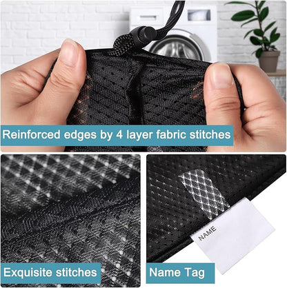 Polecasa Diamond Mesh Laundry Bags, 24 x 36 inches Heavy Duty Mesh Laundry Bag with ID Tag and
