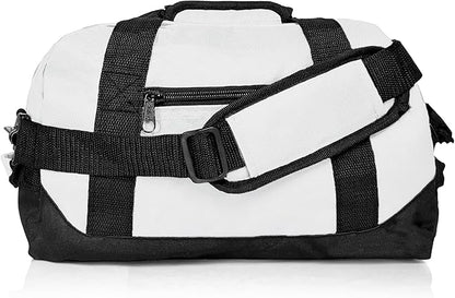 DALIX 14" Small Duffle Bag Two Toned Gym Travel Bag