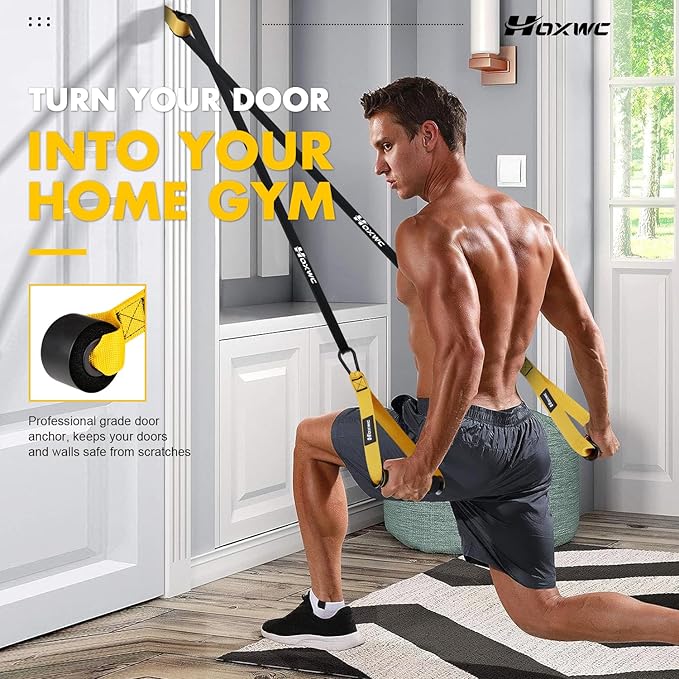 Resistance Bands, Heavy Duty Pull Up Resistance Band with Door Anchor, Handles, Exercise Bands for