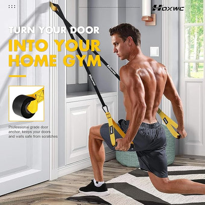 Resistance Bands, Heavy Duty Pull Up Resistance Band with Door Anchor, Handles, Exercise Bands for