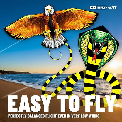 Kite for Ages 8-12, Easy to Fly and Assemble Rocket Kites for Beginner, Single Line String