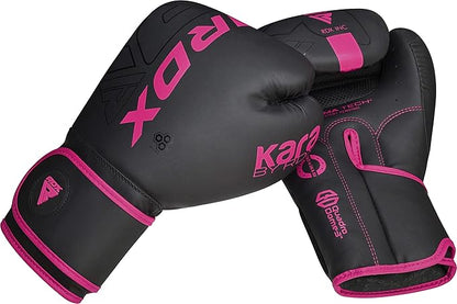 RDX Boxing Gloves, Pro Training Sparring, Maya Hide Leather, Muay Thai MMA Kickboxing, Men Women