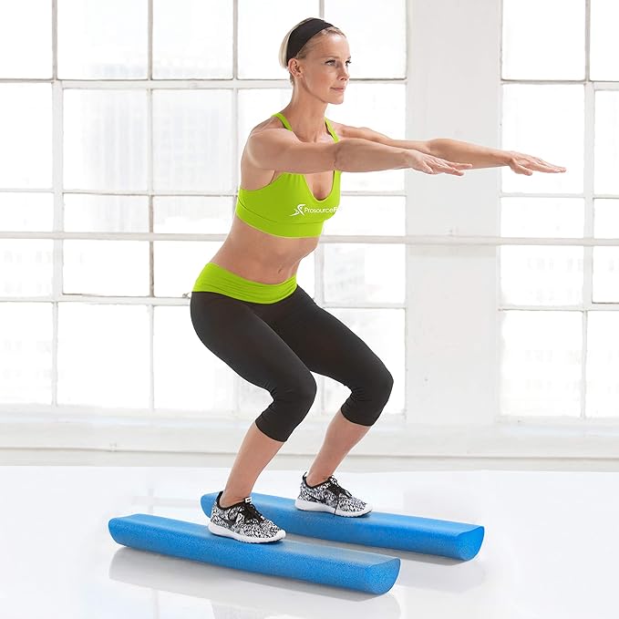 ProsourceFit Flex Foam Rollers for Muscle Massage, Physical Therapy, Core & Balance Exercises