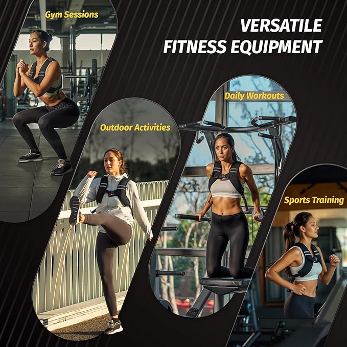 ZELUS Weighted Vest, Z-Fit Soft Iron Weighted Vest for Women and Men, 5/10/15 lb Weight Vest with