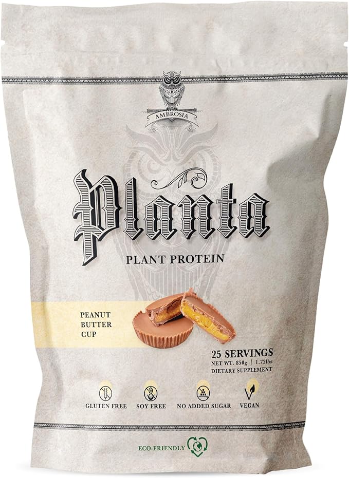 Ambrosia Planta - Premium Plant-Based Protein | Vegan & Keto Friendly | Gourmet Flavors with No