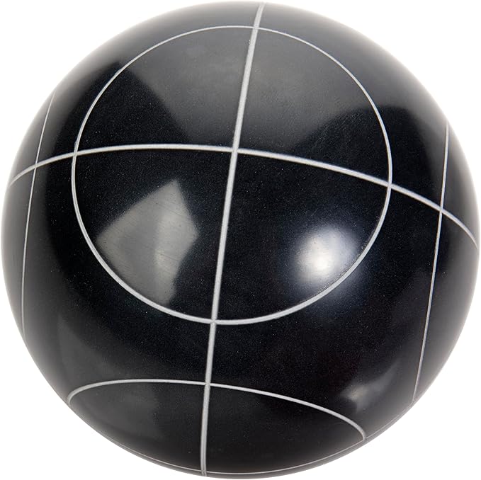 Triumph Sports Competition 100mm Resin Bocce Ball Outdoor Game Set with Carrying Bag for Easy