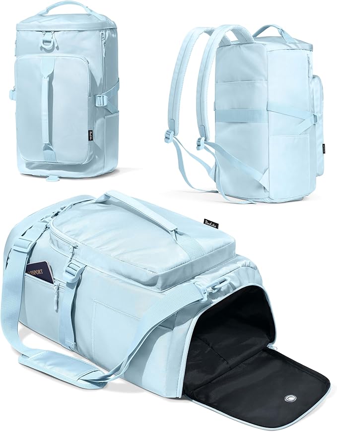 Gym Bag for Women Workout Gym Backpack with Shoe Compartment Sports Duffel Bag Multiple Pockets 30L