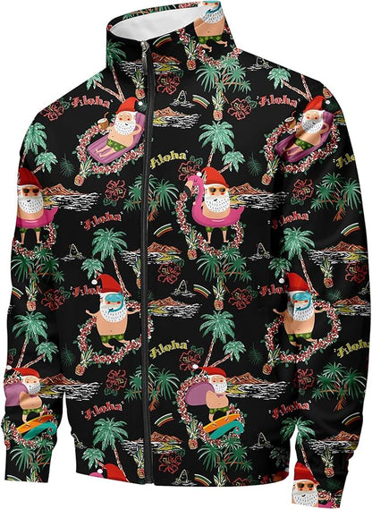 DOOPCCOR Men Track Suits Sets 80s outfit for men tracksuits sweatsuits 2 Piece sets Zip Casual