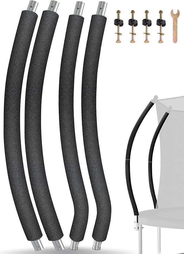Trampoline Poles Replacement for Skywalker Or Jumpzylla,Galvanized Trampoline Enclosure Pole for