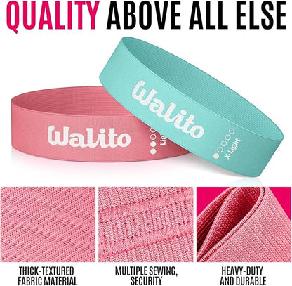Fabric Resistance Bands for Working Out - Booty Bands for Legs -Glutes Training for Women and Men