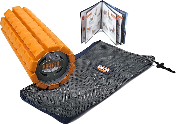 Morph Foam Roller (Bravo-Orange): Collapsible Travel Foam Roller for Back Pain Relief, Workout