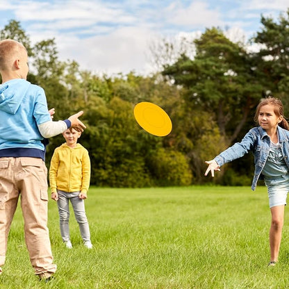 24pcs Flying Disc 7 Inch Silicone Flying Disks Bulk for Dog Outdoor Backyard Lawn School Teaching