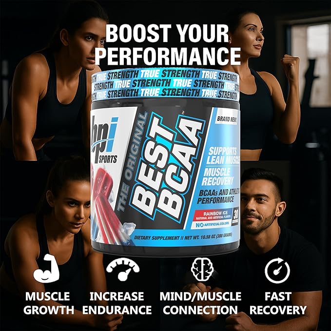 BPI Sports Best BCAA Powder - Muscle Recovery Support - Branched Chain Amino Acids | Building