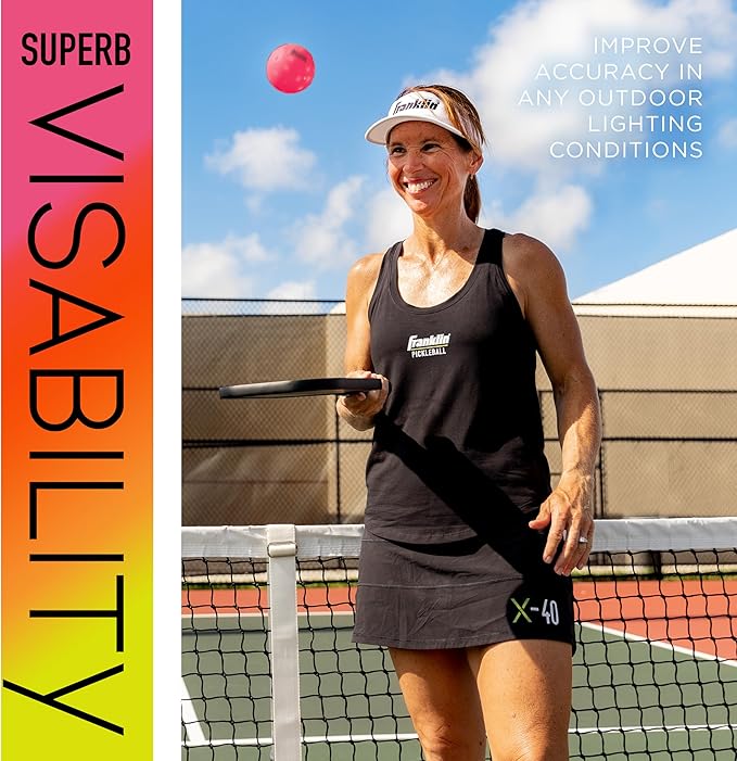 Franklin Sports X-40 Outdoor Pickleballs - Official Ball of USA Pickleball, APP Tour + US Open