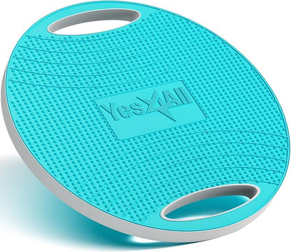Yes4All Upgraded Wobble Balance Board, 16.34" TPE Non-slip, Stability Board for Home Gym, Standing