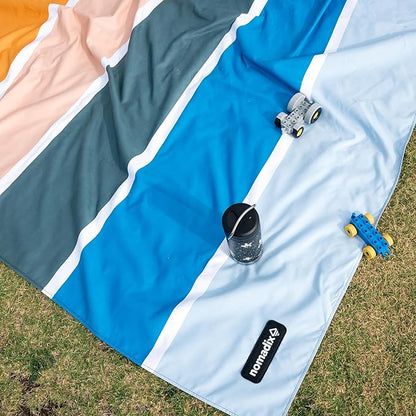 Nomadix Festival Blanket - Perfect for Picnics, Camping, & Lawn Seating - Plush Top & Water
