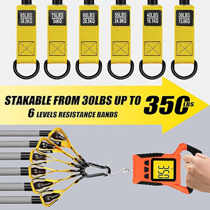 Heavy Resistance Bands for Working Out, 350lbs/450lbs Exercise Bands with Handles, Workout Bands