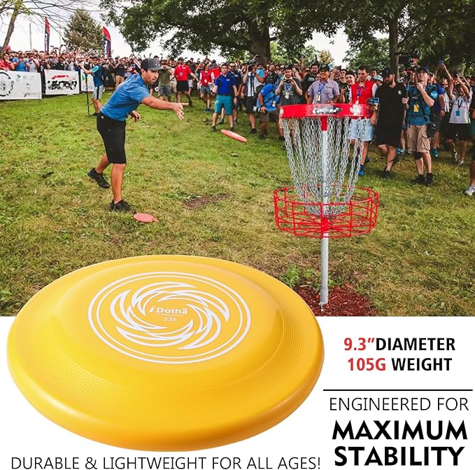 Sports Flying Disc - Compeition Flying Discs for Beach, Backyard, Lawn, Park, Camping and More
