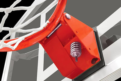 Silverback In-Ground Basketball Hoops, Adjustable Height Tempered Glass Backboard and Pro-Style