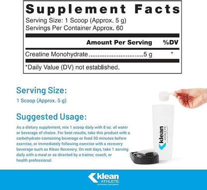 Klean Athlete Klean Creatine - Supports Muscle Strength, Performance & Recovery from Strenuous