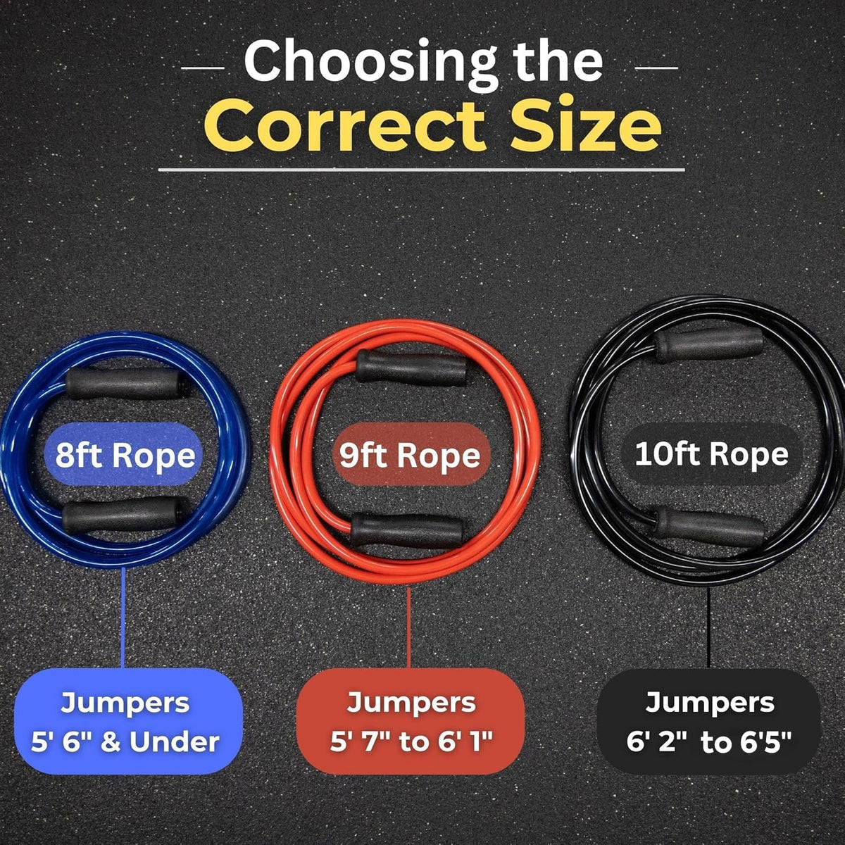 Elite Jumps Muay Thai 2.0 Weighted Jump Rope for MMA, 1.2 lbs, 9 ft, Red