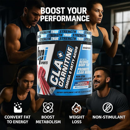 BPI Sports CLA+Carnitine ??CLA L Carnitine & Linoleic Acid ??L Carnitine Supplement for Weight