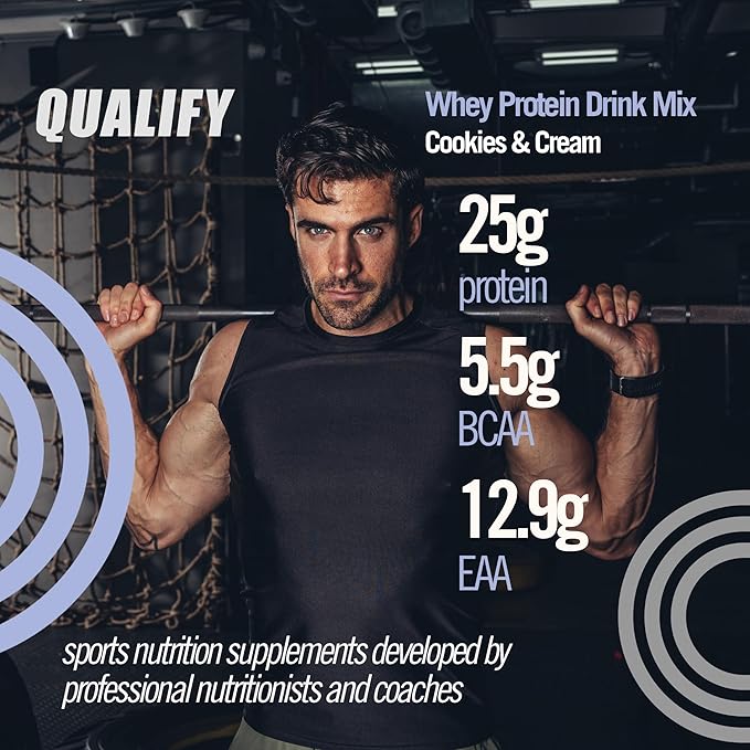 Cookies and Cream Whey Protein Powder. Post Workout Recovery Drink, Gluten & Sugar Free Highly
