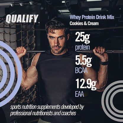 Cookies and Cream Whey Protein Powder. Post Workout Recovery Drink, Gluten & Sugar Free Highly
