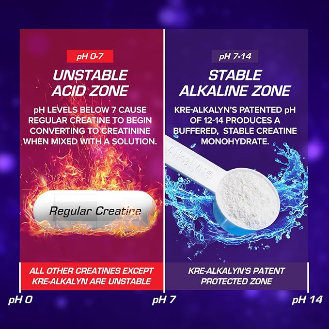 EFX Sports Kre-Alkalyn EFX Powder | pH Correct Creatine Monohydrate Powder Supplement | Strength