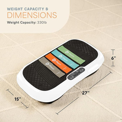 Lifepro Waver Vibration Plate Exercise Machine for Lymphatic Drainage, Muscle Activation, Full-Body