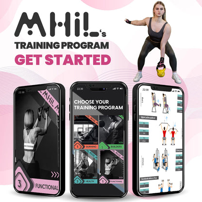 MhIL Workout Gloves for Women – Breathable Gym Gloves for Women with Palm Protection and Enhanced