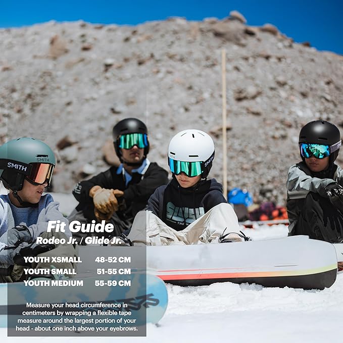 Smith Glide Jr. Helmet ??Youth Snowsports Helmet with MIPS Technology ??Lightweight Protection for
