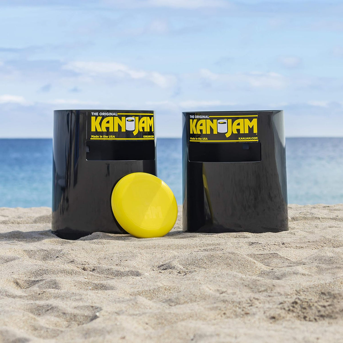 Kan Jam Original Disc Toss Game Set – Portable Outdoor Frisbee Team Game for Backyard, Beach &