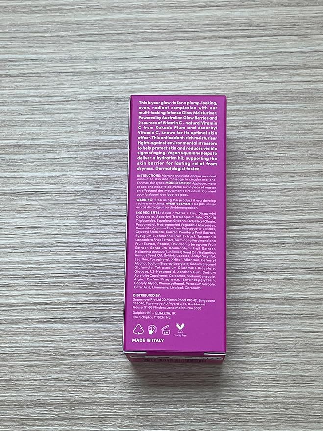 Sand & Sky Australian Glow Berries Brightening Moisturizer with Vitamin C & Squalane