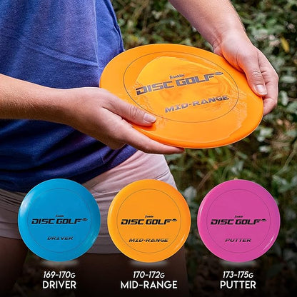 Franklin Sports Disc Golf Baskets - Portable Disc Golf Target with Chains Included - Disc Golf