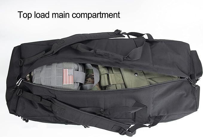 Large Military Duffle Bag Tactical Gear Load Out Bag Deployment Cargo Bag Travel Sports Equipment
