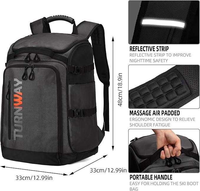 Ski/Snowboard Boot Bag/Skating Bag | Excellent for Store and Transport Gear, Jacket, Helmet